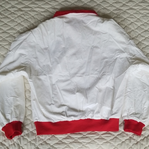 Vintage US Open '92 CBS Sports Jacket White/Red L - Picture 5 of 5